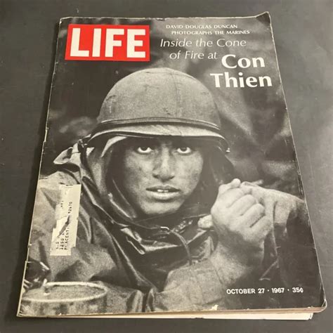 Vintage Magazine Life Inside The Cone Of Fire At Con Thien Oct