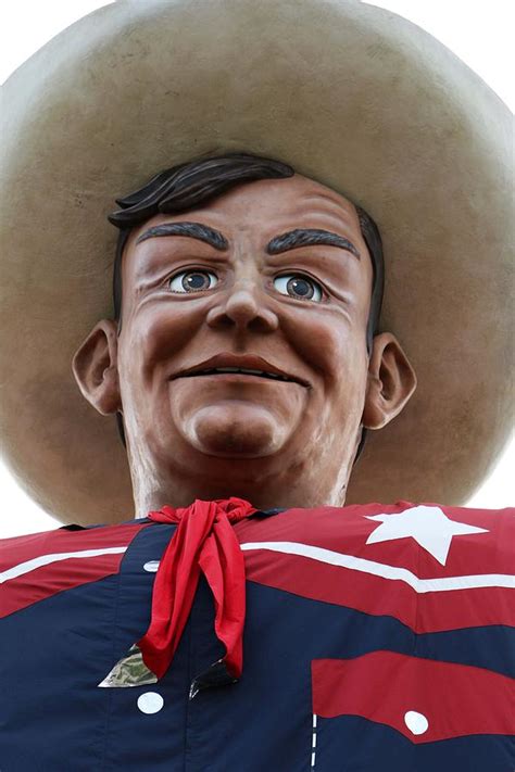 Howdy Folks Big Tex Portrait 02 Photograph By Pamela Critchlow Fine