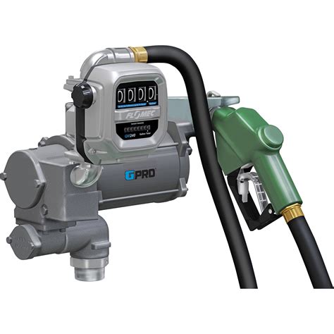 Gpro 115230 Vac Commercial Grade Fuel Transfer Pump With Meter — 35