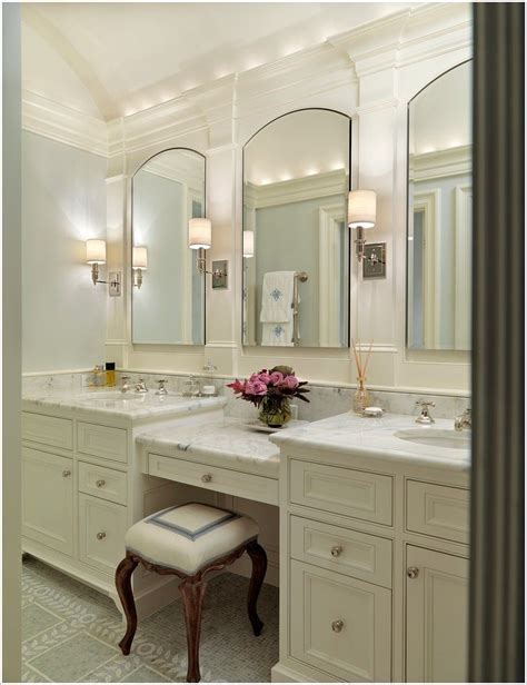 A double sink bathroom vanity is usually an ideal choice for master bathrooms or for shared or family spaces. Want a double sink vanity with actual seat either between ...