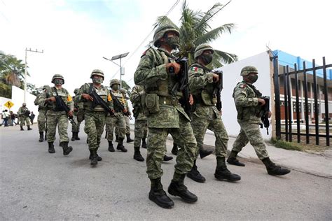 México Despliega Centenares De Efectivos Militares Al Sureste Del País