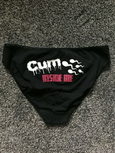Cum Inside Me Knickers Naughty Underwear Ddlg Kinky Bdsm Bondage Sub Ebay