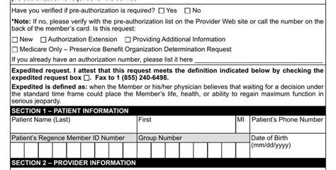 Regence Blue Cross Authorization Request Pdf Form Formspal