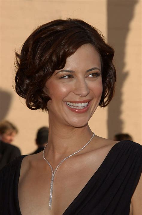 Catherine Bell Curled Out Bob Catherine Bell Hairstyles Catherine
