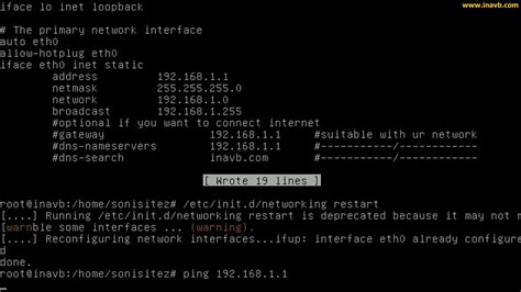 Configure A Static Ip Address In Ubuntu Linux