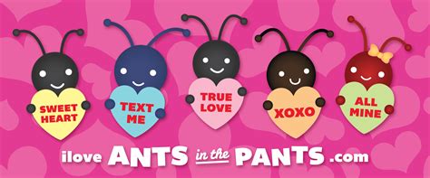 Valentines Day Ants Christmas Ornaments Novelty Christmas Sweet Texts