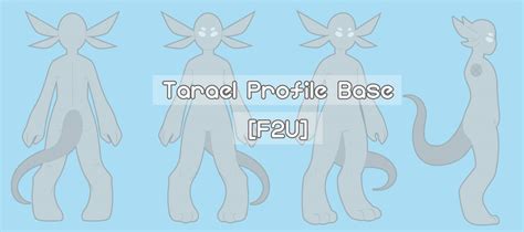 Open Species F2u Tarael Profile Base By Darthsuki On Deviantart