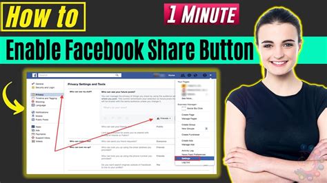 How To Enable Facebook Share Button 2023 Youtube