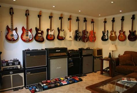 Guitar Collection Show Off Guitar Room Guitar Display Music Man