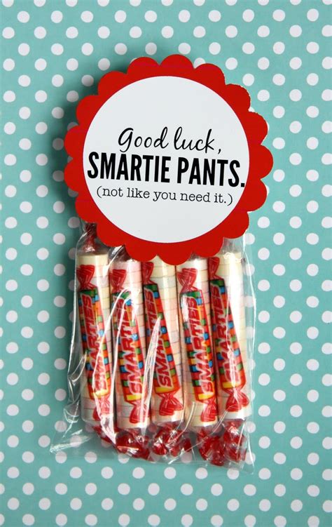 Good Luck Note For Your Smartie On Their First Day Of School