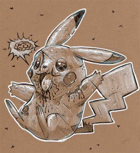 Zombie Pikachu I Choose You By Zombiecarter On Deviantart