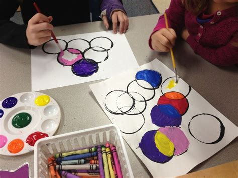 Painting With Circles Colorful And Creative Art Activity Amazing