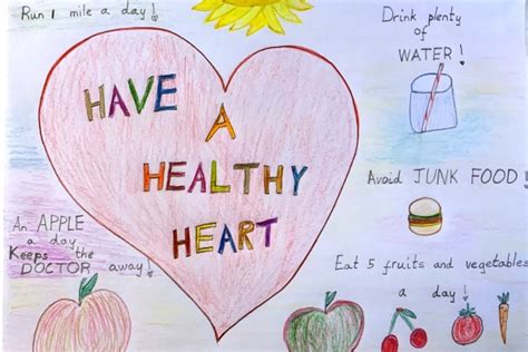 Year 2s Healthy Lifestyle Posters Normanhurst School