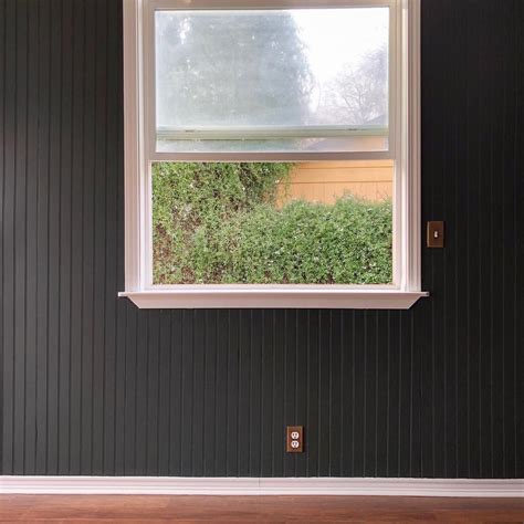 Homedepot.com has been visited by 1m+ users in the past month Dark, moody beadboard walls. Paint is Jasper by Sherwin ...