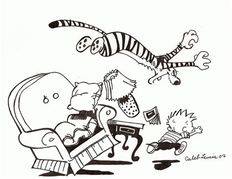 30 Calvin And Hobbes Coloring Pages