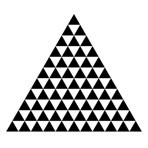 Free Clipart Triangle Of Triangles 10binary