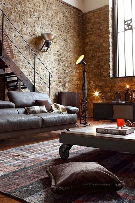 43 Wonderful Industrial Rustic Living Room Decoration Ideas You Have