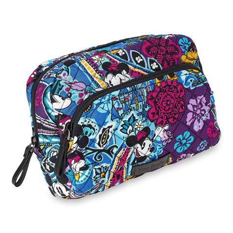Mickey And Minnie Mouse Paisley Medium Cosmetic Bag By Vera Bradley Is