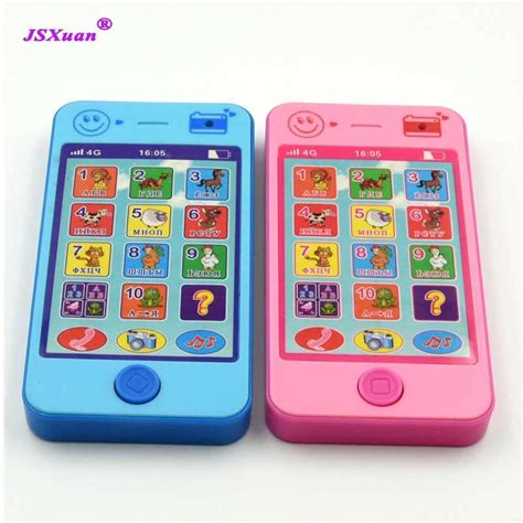Russian Language Baby Toy Phone Simulation Mobile Kids Educational Toys