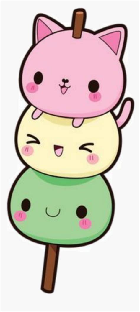 Freetoedit Cute Anime Dango Cat Kawaii Cute Animal