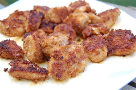 These chicken nuggets are perfectly crispy, tender and juicy on the inside. Healthy Homemade Chicken Nuggets - 100 Days of Real Food