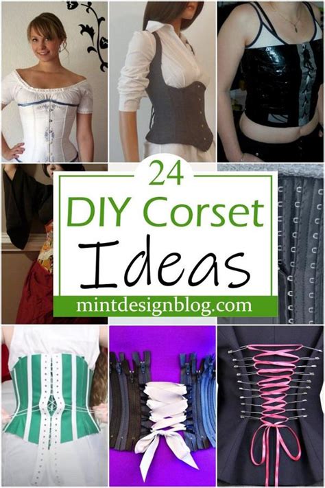 24 Diy Corset Ideas How To Make A Corset Mint Design Blog