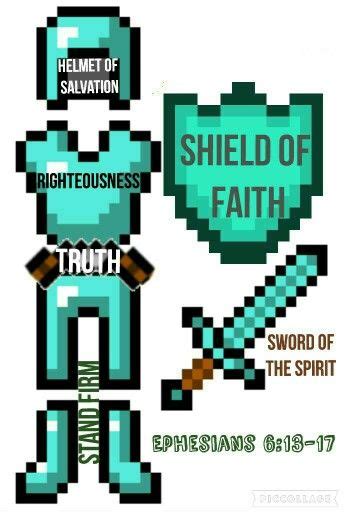 Minecraft Armor Of God Armor Of God Vacation Bible School Bible For