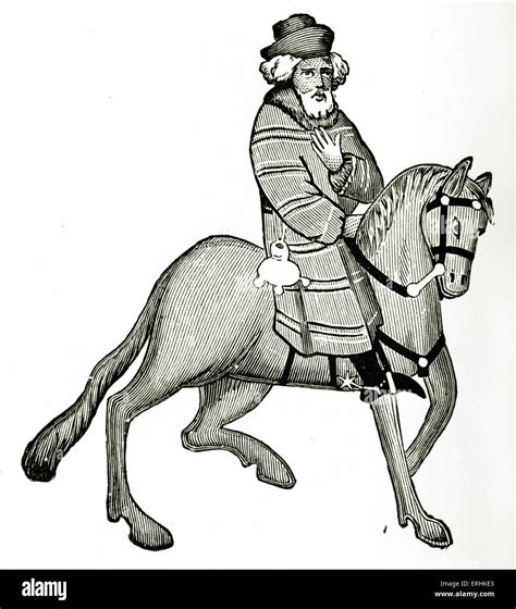 Geoffrey Chaucer S Canterbury Tales The Franklin On Horseback