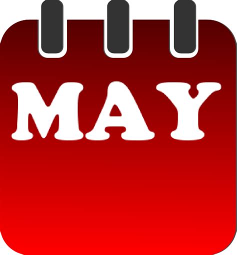 May Calendar Clip Art At Vector Clip Art Online Royalty