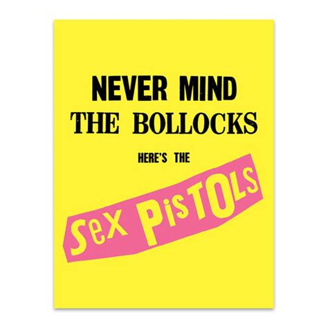 Never Mind The Bollocks Heres The Sex Pistols A6 Postcard