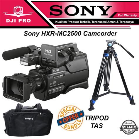 jual sony hxr mc2500 camcorder handycam mc 2500 resmi sony indonesia