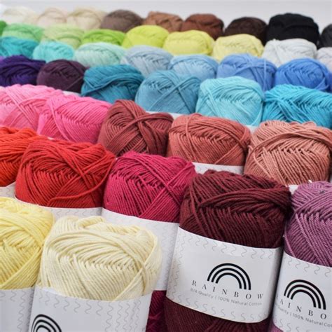 Rainbow Cotton 84 Yarn Hobbii