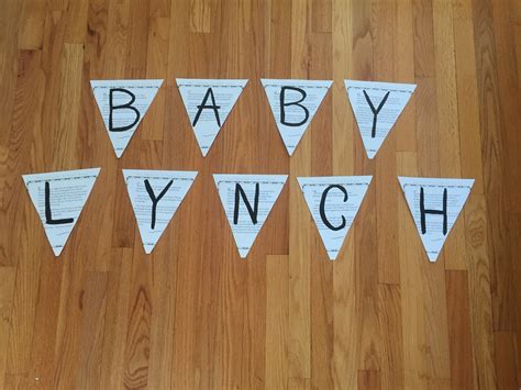 Drew Danielle Design Diy Baby Shower Banner