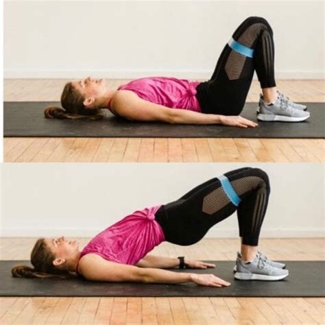 Banded Glute Bridges By Lucy G Exercise How To Skimble