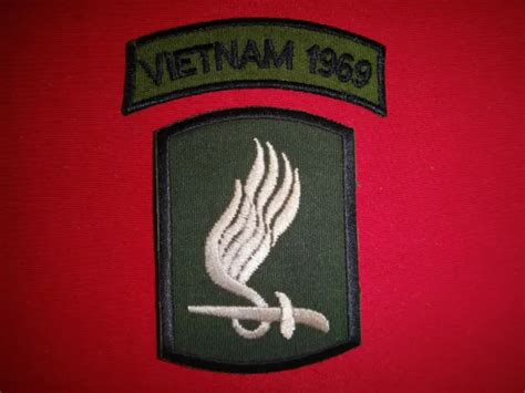 2 Vietnam War Patches Vietnam 1969 Us Army 173rd Airborne Brigade