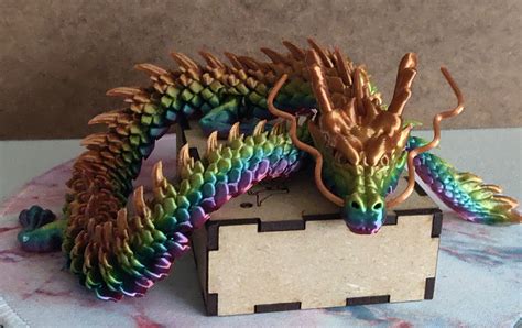 My Rainbow Dragon Fully Articulated 3dprinting
