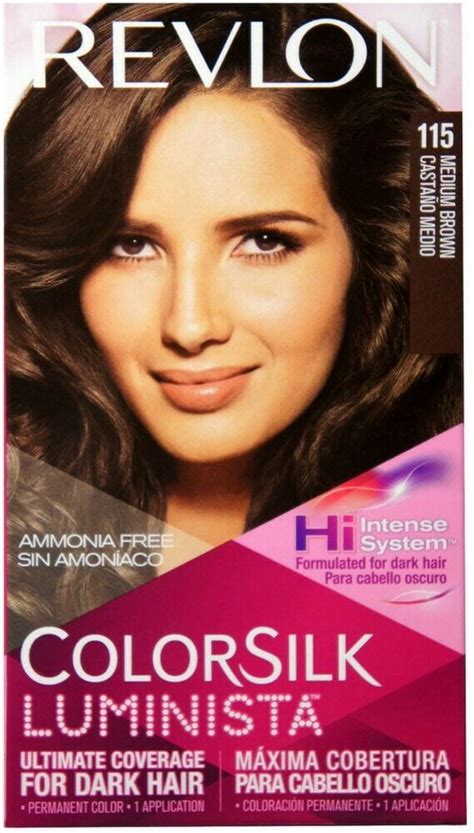 Revlon Colorsilk Luminista Hair Color Medium Brown [115] 1 Ea Pack Of 7