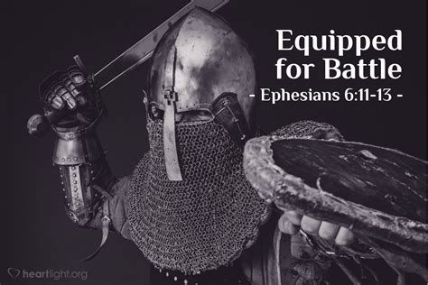 Equipped For Battle — Ephesians 611 13 Praying With Paul