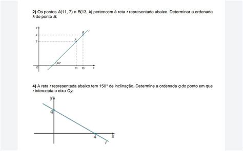 Quais Dos Pontos Pertencem A Reta R