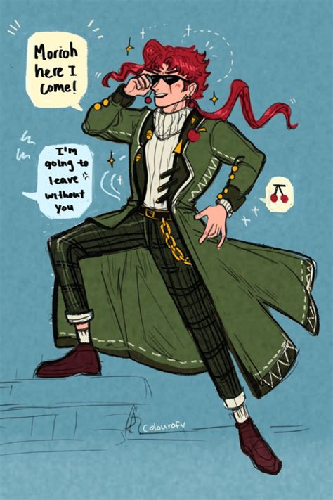 Fanart Part 4 Kakyoin About To Head Out Rstardustcrusaders