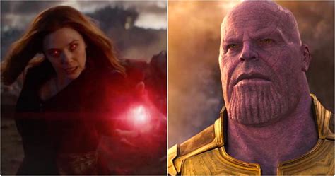 Scarlet Witch Vs Thanos 5 Reasons She Would Win And 5 Reasons Thanos