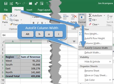 How To Fix Column Width In Pivot Table Printable Templates