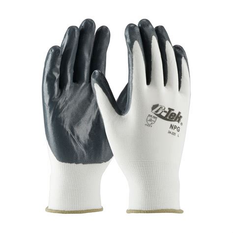 G Tek Nitrile Coated Nylon Gloves Coated Work Gloves Gloves Online
