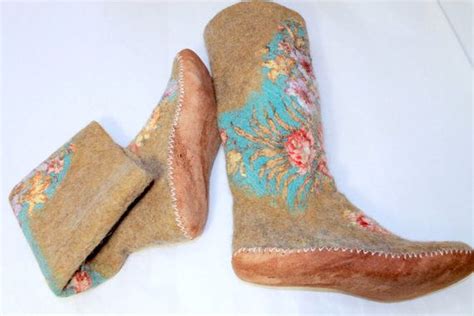 A diy tennis ball foxtail. Boots homemade from a mixture of sheep and dog by WarmWorldOfFelt | Boots, Winter cozy, Cowboy