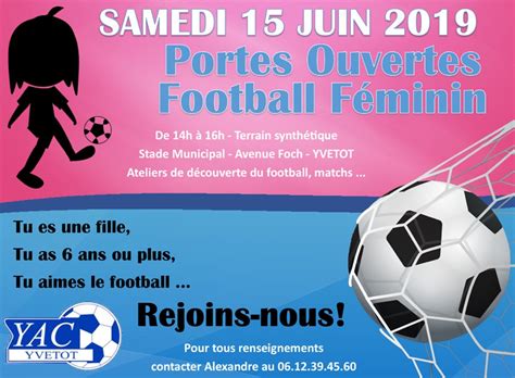 Portes Ouvertes Foot Feminin Yvetot Athletic Club
