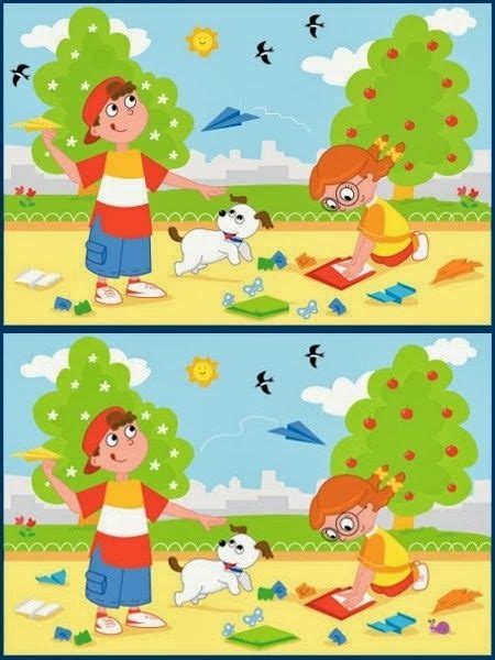 If You Can Find All The Ten Differences In The Given Pictures You Are