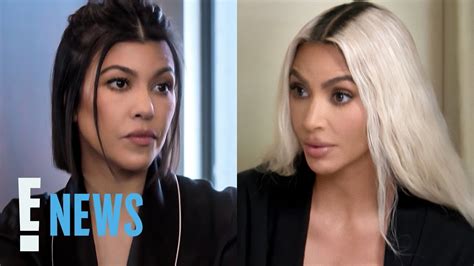 kim kardashian calls kourtney a hater amid feud e news youtube