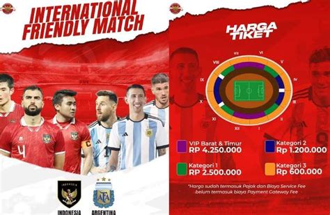Pemesanan Tiket Indonesia Vs Argentina Sudah Dimulai