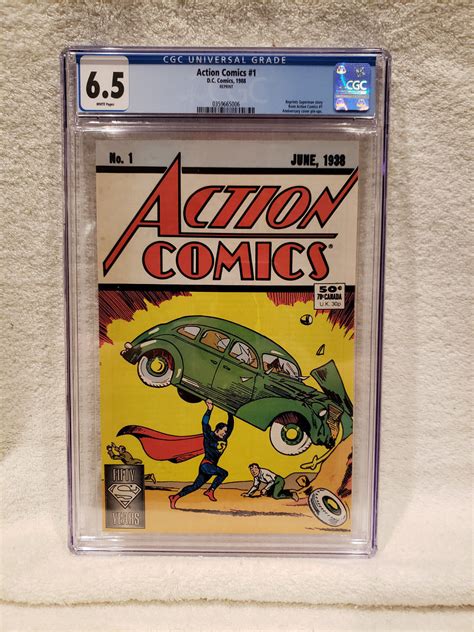 Action Comics 1 Cgc 65 Dc 1988 Reprints Superman