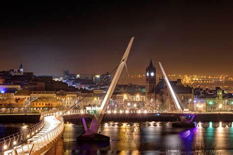 The Maiden Derry City Peace Bridge The Peace Bridge In Flickr